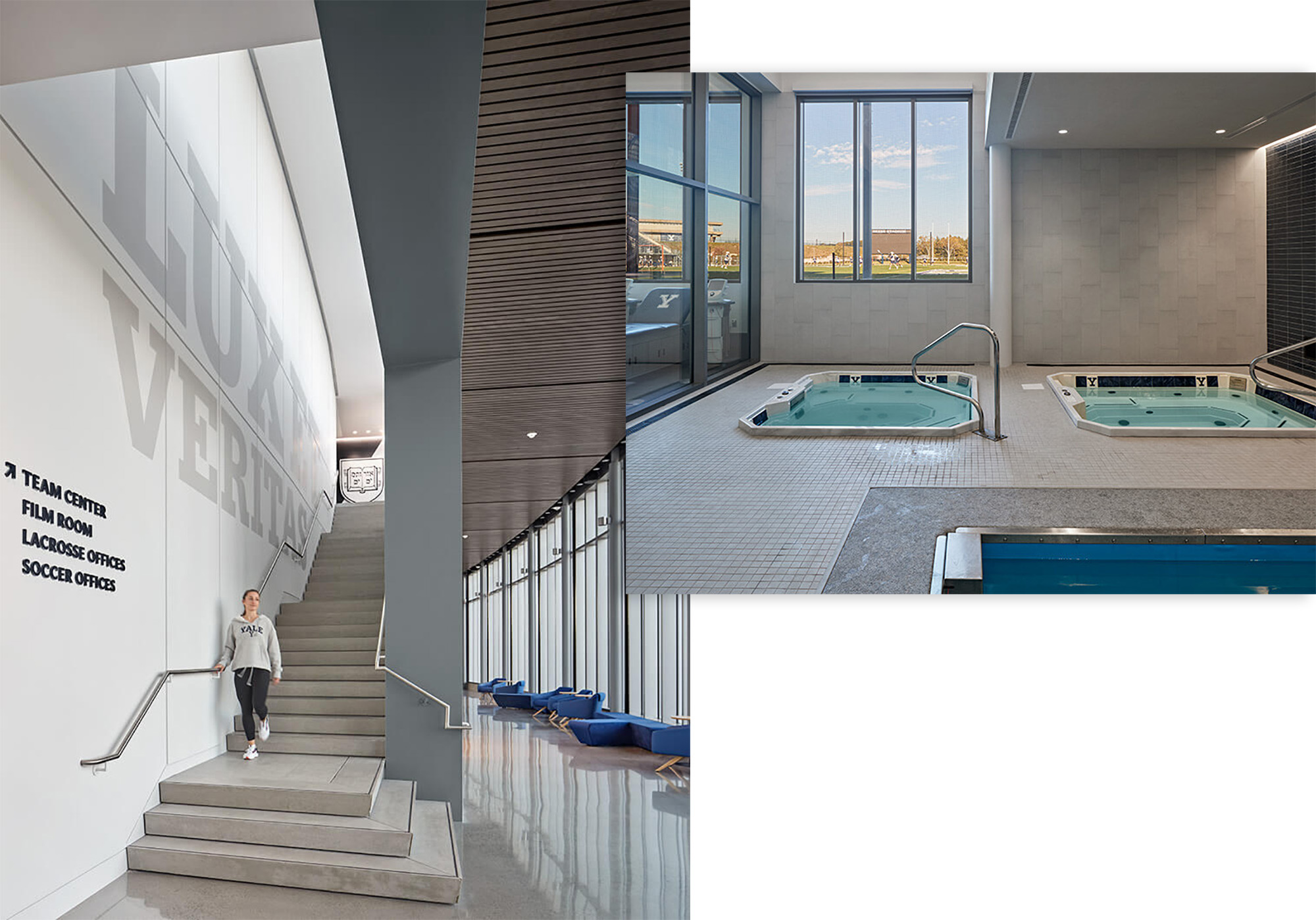 Stairs and lobby