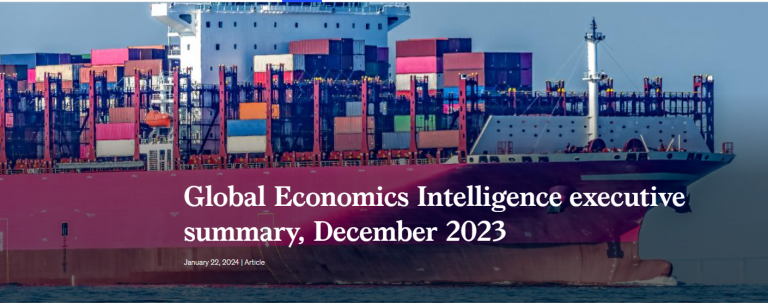 Global Economics Intelligence executive summary, December 2023