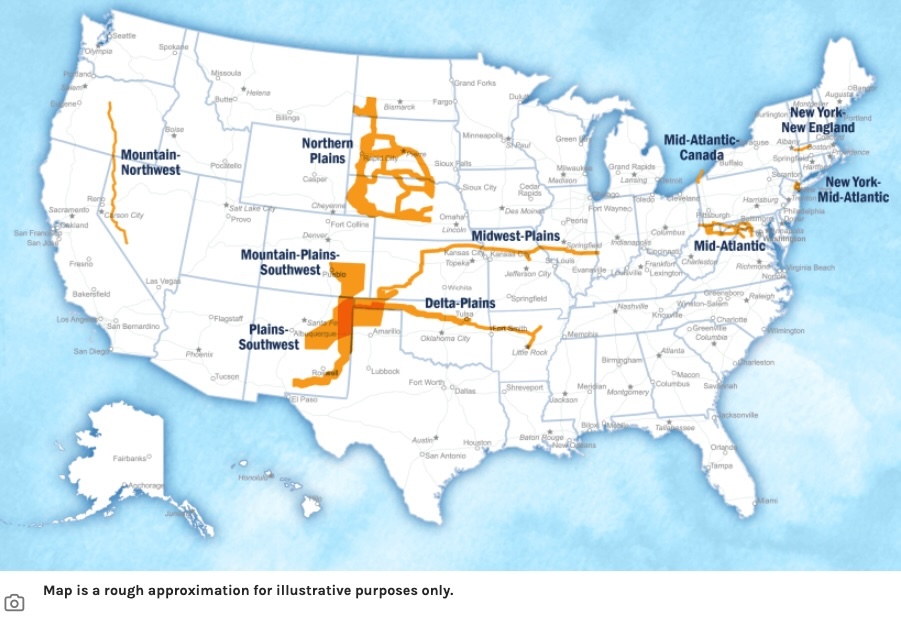 A map of potential NIETCs