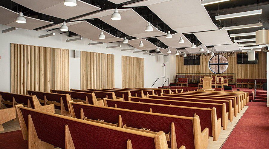 church pews