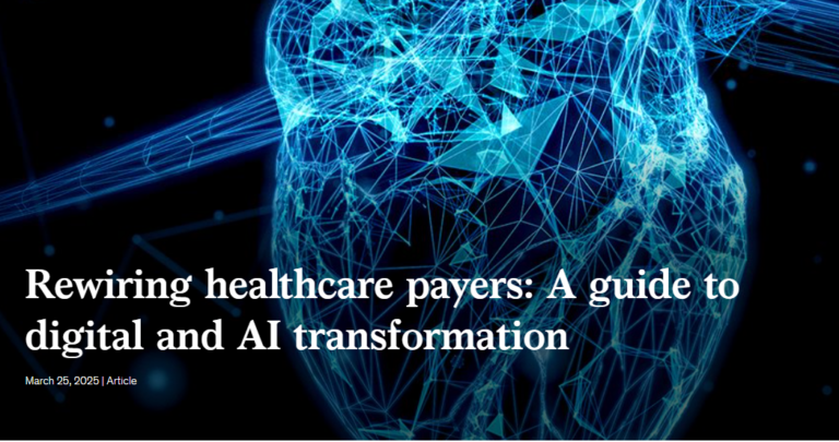 Rewiring healthcare payers: A guide to digital and AI transformation